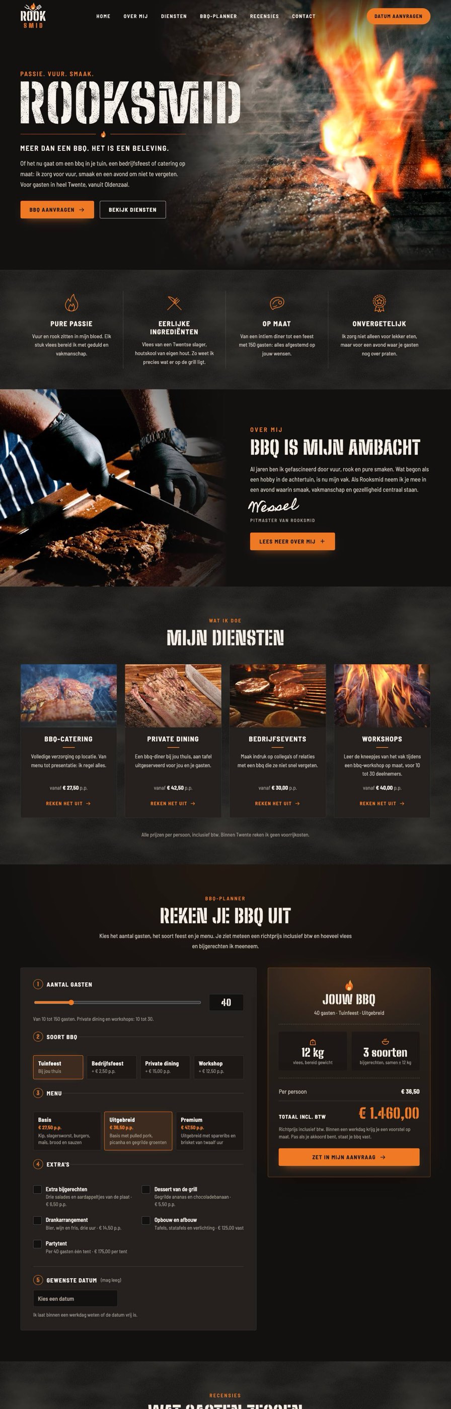 Homepage van Rooksmid